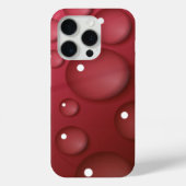 Red Water Drop Patroon Case-Mate iPhone Case (Achterkant)