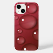 Red Water Drop Patroon Case-Mate iPhone Case (Achterkant)