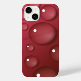 Red Water Drop Patroon Case-Mate iPhone Case