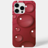 Red Water Drop Patroon Case-Mate iPhone Case (Achterkant)