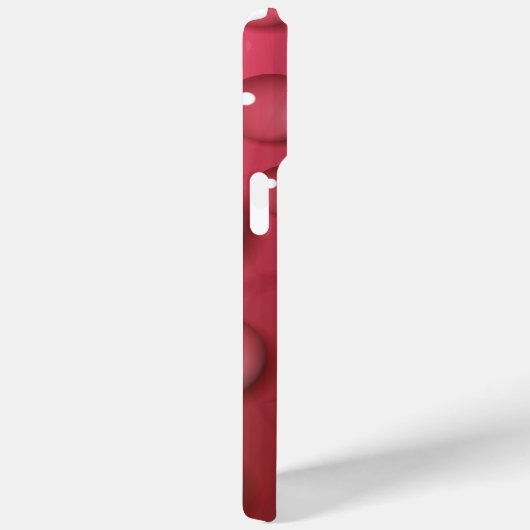 Red Water Drop Patroon Case-Mate iPhone Case (Achterkant / Rechts)
