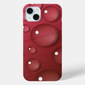 Red Water Drop Patroon Case-Mate iPhone Case (Achterkant)