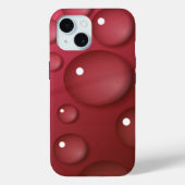 Red Water Drop Patroon Case-Mate iPhone Case (Achterkant)