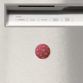 Red Water Drop Patroon Magneet (Insitu (Vaatwasser))
