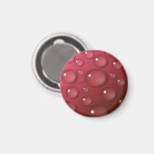 Red Water Drop Patroon Magneet (Voorkant / Achterkant)