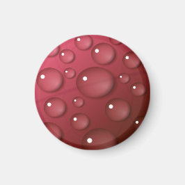 Red Water Drop Patroon Magneet