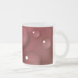 Red Water Drop Patroon Matglas Koffiemok