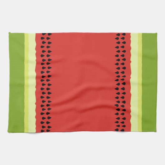 Red Watermelon Slice Kitchen Towel Theedoek (Horizontaal)