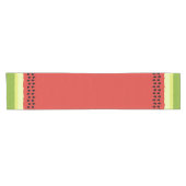 Red Watermelon Slice Table Runner Korte Tafelloper (Horizontaal)