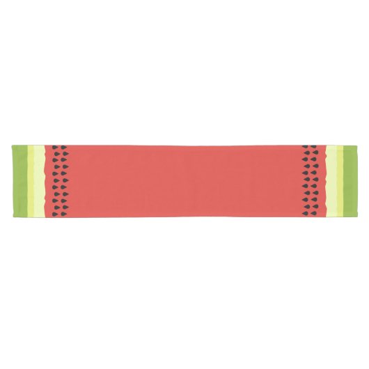 Red Watermelon Slice Table Runner Korte Tafelloper (Horizontaal)