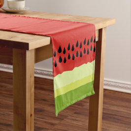Red Watermelon Slice Table Runner Korte Tafelloper
