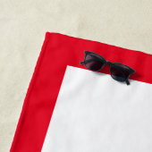 Red Waterverf Crab Ocean Zee Life Marine Kinder Strandlaken (In situ)