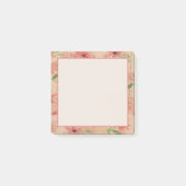 Red Waterverf Daisy Field Post-it® Notes (Voorkant)