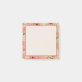 Red Waterverf Daisy Field  Post-it® Notes