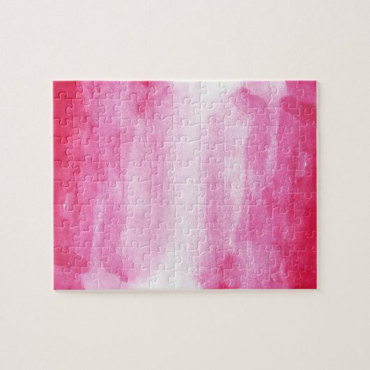 Red Waterverf Ombre Legpuzzel (Horizontaal)