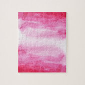 Red Waterverf Ombre Legpuzzel (Verticaal)