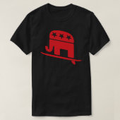 Red Wave komt republikeins olifant in het zuiden a T-shirt (Design voorkant)