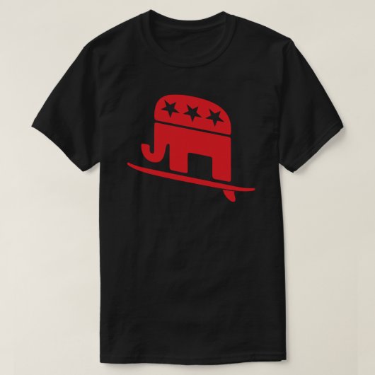 Red Wave komt republikeins olifant in het zuiden a T-shirt (Design voorkant)