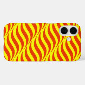 Red Waves Yellow Sky Case-Mate iPhone Case (Achterkant (horizontaal))
