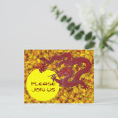 Red Wax Dragon Kaart (Staand voorkant)