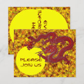 Red Wax Dragon Kaart (Voorkant / Achterkant)