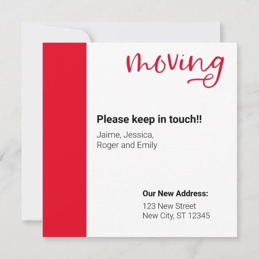 Red we verplaatsen Dachshund Dog in Box Kaart (Achterkant)