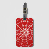Red Web Bagagelabel (Voorkant (verticaal))