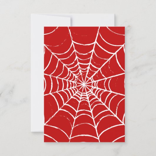 Red Web Bedankkaart (Achterkant)