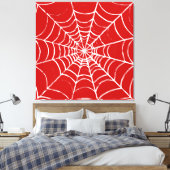 Red Web Canvas Afdruk (Insitu (Slaapkamer))