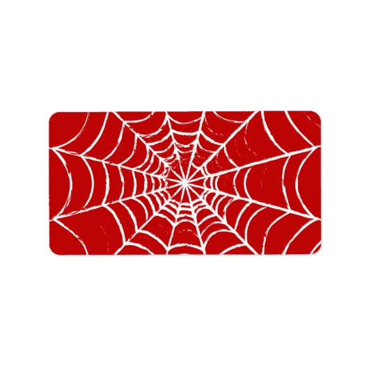 Red Web Etiket (Voorkant)