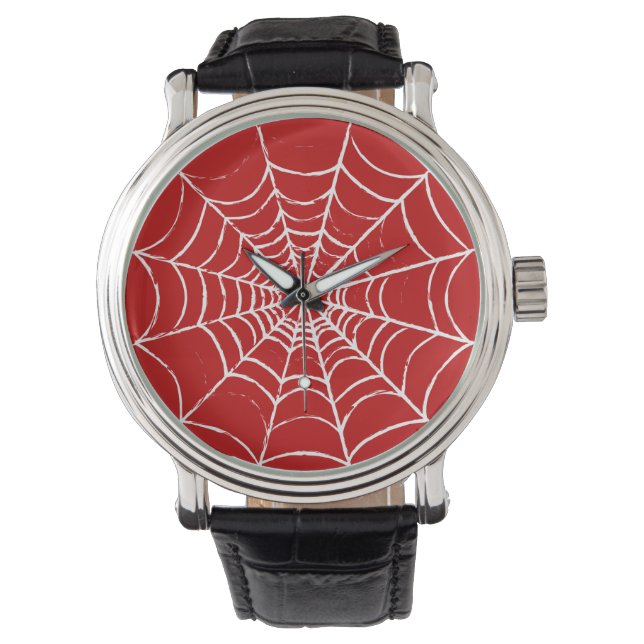 Red Web Horloge (Voorkant)