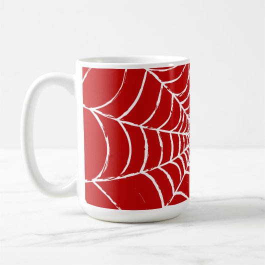 Red Web Koffiemok (Links)