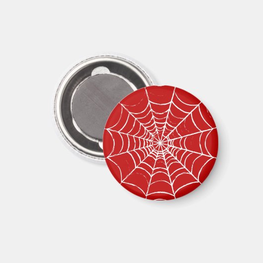 Red Web Magneet (Voorkant / Achterkant)