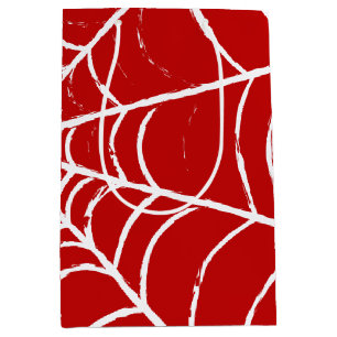 Red Web Medium Cadeauzakje