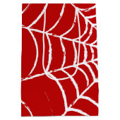 Red Web Medium Cadeauzakje (Achterkant)