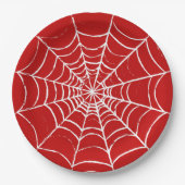 Red Web Papieren Bordje (Voorkant)