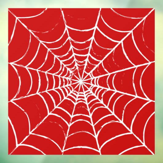 Red Web Raamsticker (Vel 3)