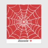 Red Web Sticker (Vel)