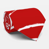 Red Web Stropdas (Opgerold)