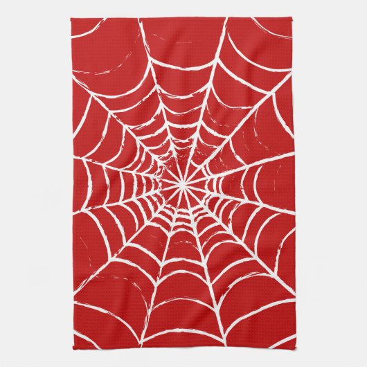 Red Web Theedoek (Verticaal)