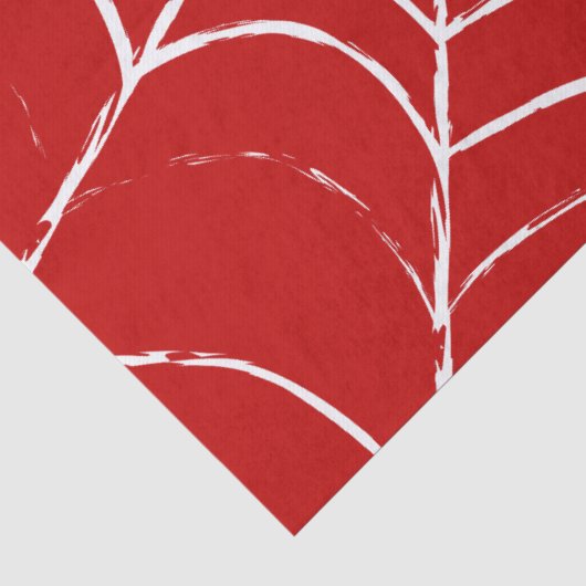 Red Web Tissuepapier (Detail)