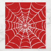 Red Web Wijn Etiket (Enkel label)