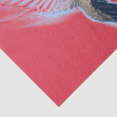 RED-weefsel FLYYING HUMMINGBIRD Tissuepapier (Detail)