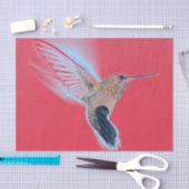 RED-weefsel FLYYING HUMMINGBIRD Tissuepapier (Craft)