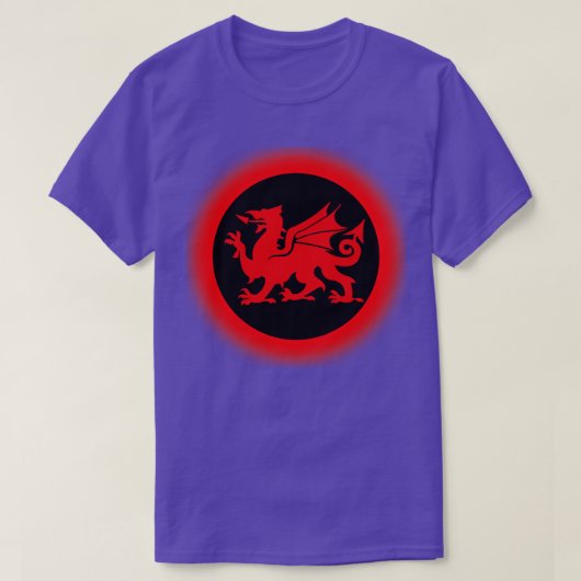 Red Welsh Dragon 1 T-shirt (Design voorkant)