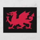 Red Welsh Dragon Briefkaart (Voorkant)