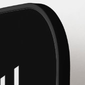 Red Welsh Dragon Cymru Herhaling Text Wales Roots Pickleball Paddle (Links Detail)