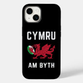 Red Welsh Dragon Cymru Rugby Fan Wales Case-Mate iPhone Case (Achterkant)