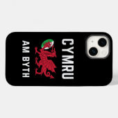 Red Welsh Dragon Cymru Rugby Fan Wales Case-Mate iPhone Case (Achterkant (horizontaal))