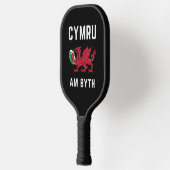 Red Welsh Dragon Cymru Rugby Fan Wales Pickleball Paddle (Links)